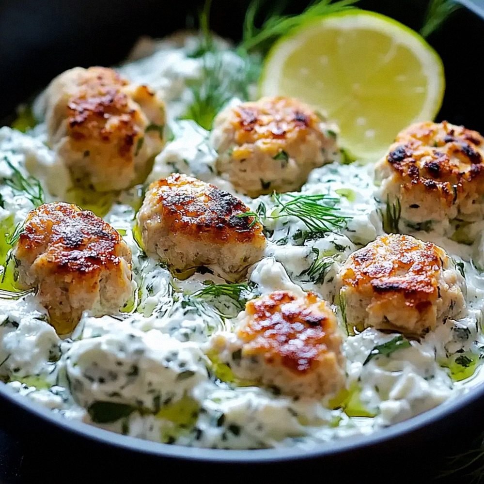 Aromatyczne greckie klopsiki z indyka i orzeźwiającym tzatziki – Schritt 1