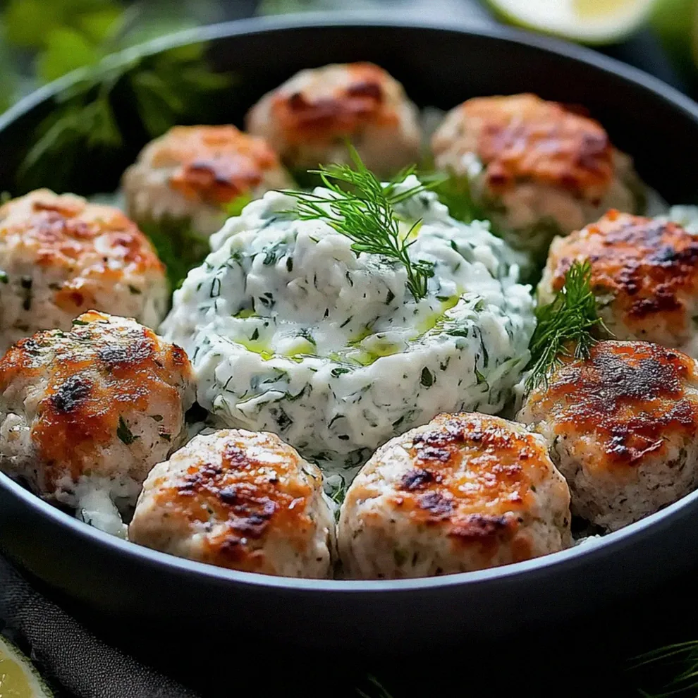 Aromatyczne greckie klopsiki z indyka z orzeźwiającym tzatziki – Schritt 2