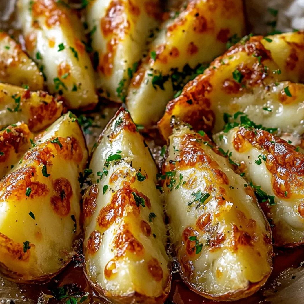 Aromatyczne pieczone ziemniaki z serem, które skradną serce