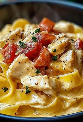 Kremowy kurczak z papryk i tagliatelle — smak, który zachwyca