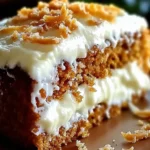 Puszyste ciasto marchewkowe z mascarpone i kokosowym akcentem
