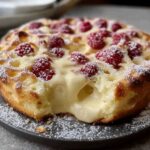 Puszyste ciasto z malinami i budyniem – smakowita rozpusta!