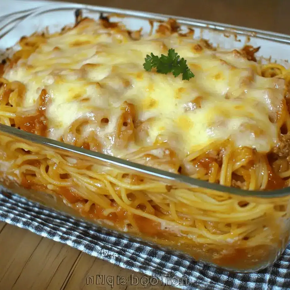 Pyszna i Łatwa Zapiekanka z Makaronu Spaghetti dla Rodziny