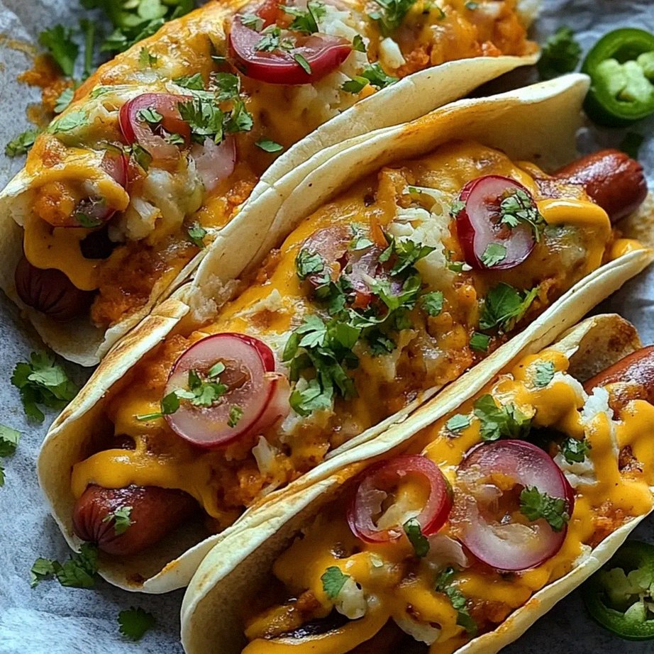 Pyszne zapiekane hot dogi w cieście tortilla na każdą okazję