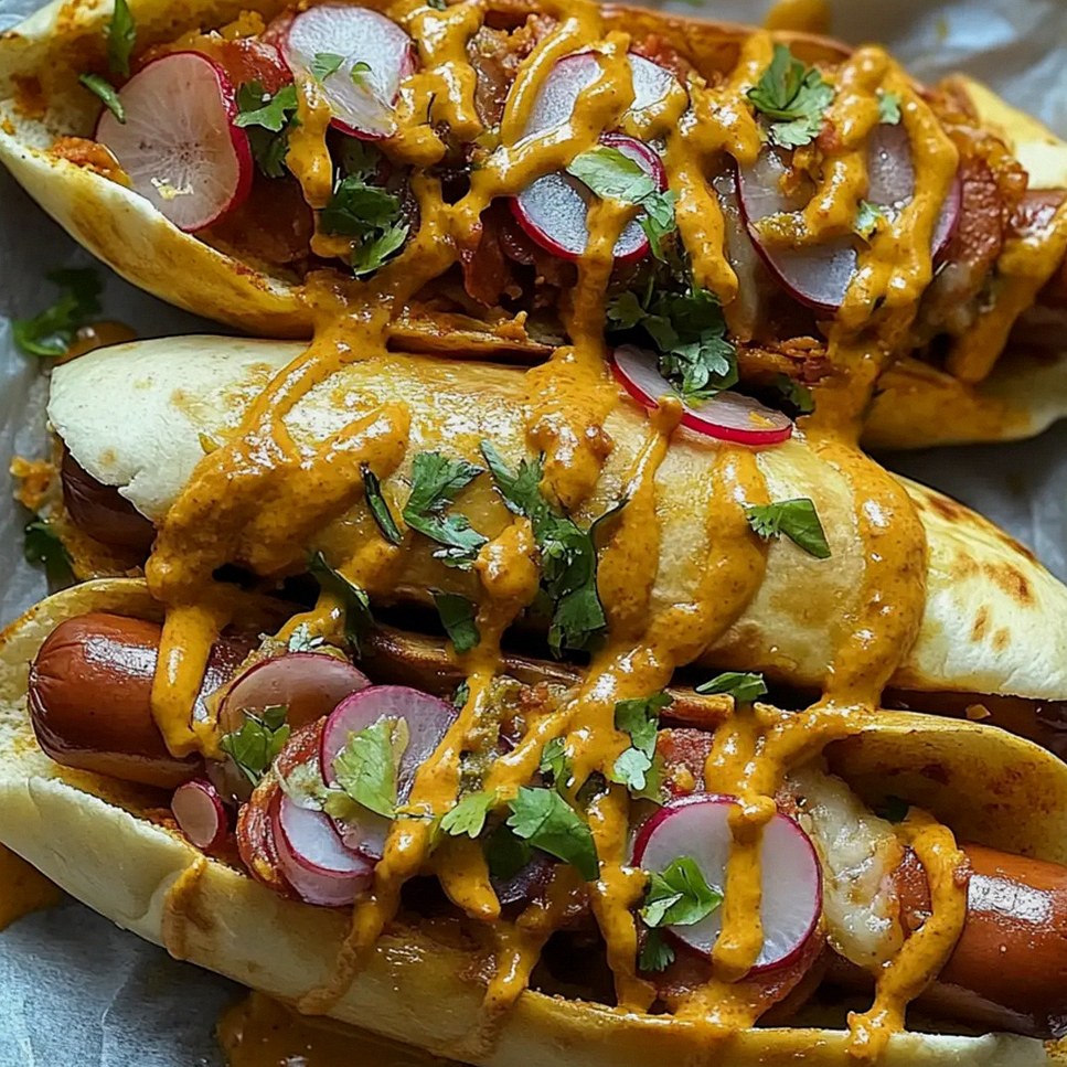 Pyszne zapiekane hot dogi w cieście tortilla na każdą okazję – Schritt 2