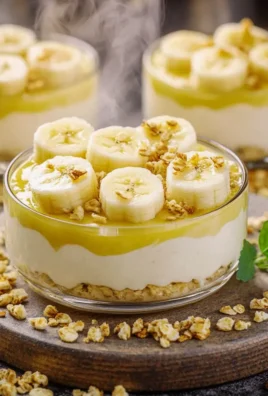 Pyszny deser bananowy z galaretką i kremem na każdą okazję
